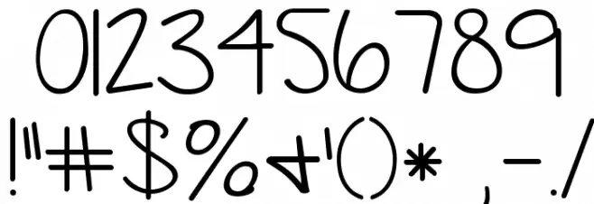 KG Faith Hope and Love Font OTHER CHARS