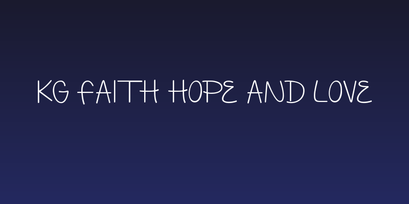 KG Faith Hope and Love Social Header