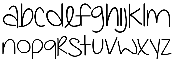 KG Faith Hope and Love Font LOWERCASE