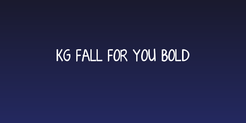 KG Fall For You Bold Social Header