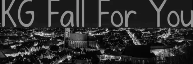 KG Fall For You Font examples