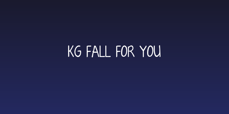 KG Fall For You Social Header