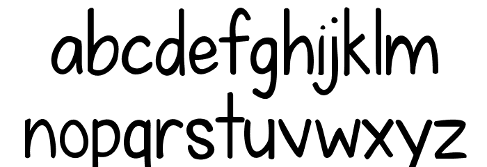 KG Fall For You Font LOWERCASE