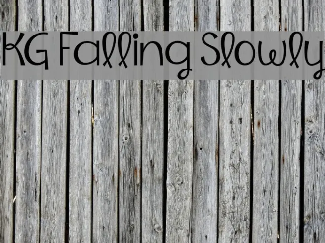 KG Falling Slowly Example 3