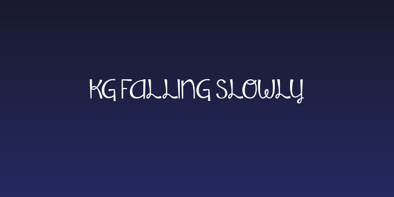 KG Falling Slowly Social Header