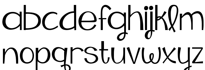 KG Falling Slowly Font LOWERCASE