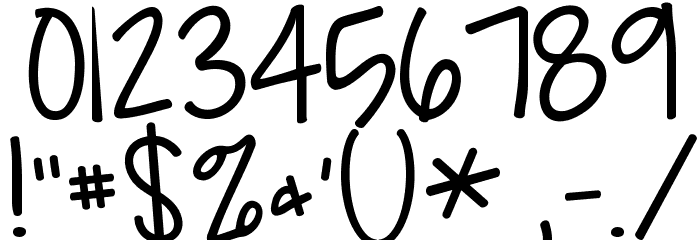 KG Feeling 22 Font OTHER CHARS