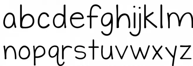 KG First Time In Forever फ़ॉन्ट लोअरकेस