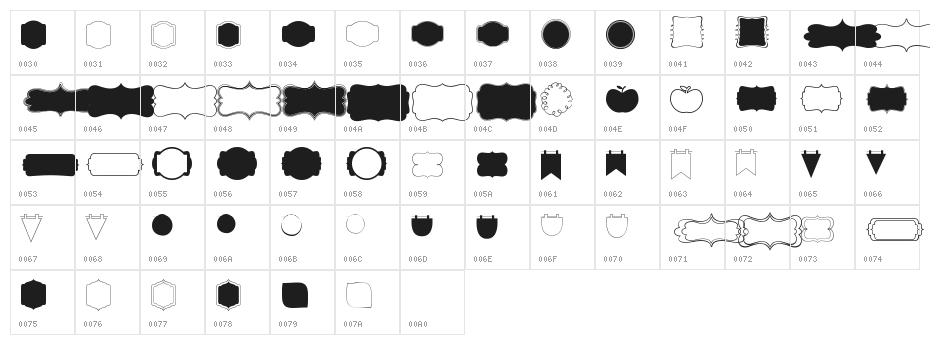 KG Flavor And Frames Four Character Map