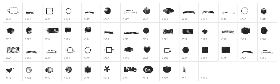 KG Flavor And Frames Seven Character Map