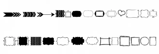 KG Flavor And Frames Two Fonte MAIÚSCULAS