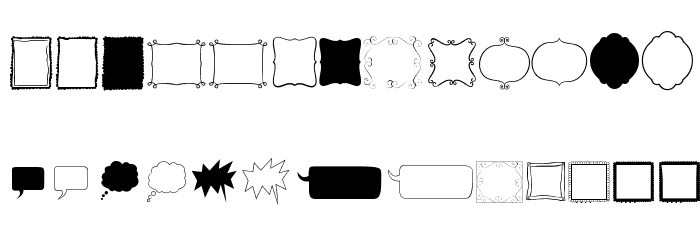 KG Flavor And Frames Two Font LOWERCASE