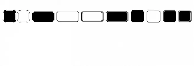 KG Flavor and Frames Five Font OTHER CHARS