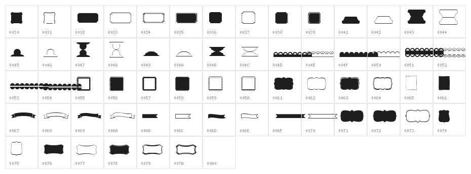 KG Flavor and Frames Five Character Map