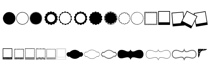 KG Flavor and Frames Three Font LOWERCASE