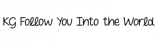 KG Follow You Into the World  Fuentes Gratis Descargar