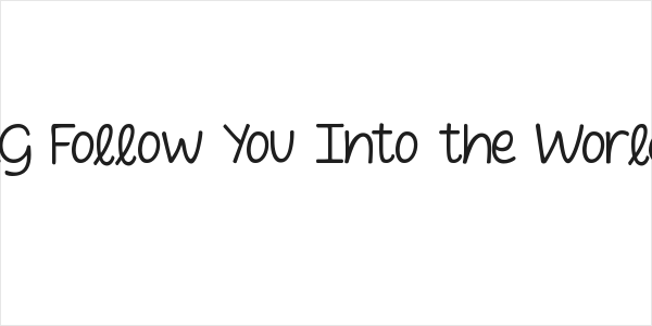 KG Follow You Into the World Logo