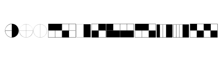 KG Fractions Caratteri