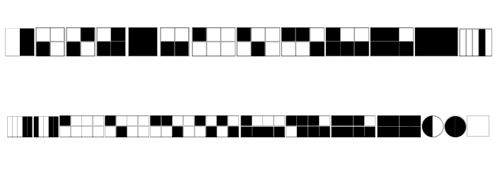 KG Fractions Font LOWERCASE