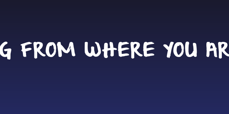 KG From Where You Are Social Header