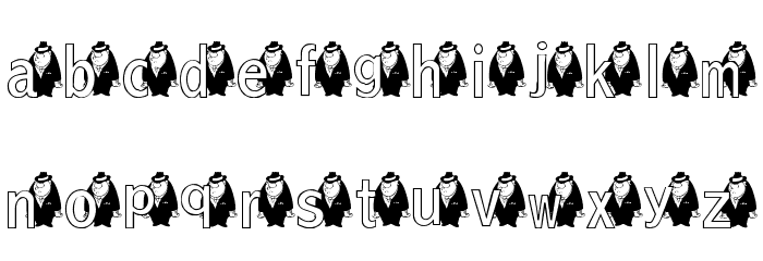 KG GANGSTER Font LOWERCASE