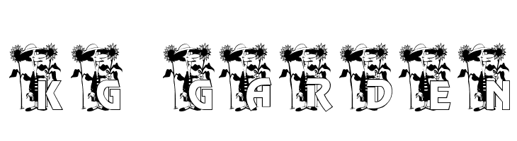 KG GARDEN  Frei Schriftart Herunterladen