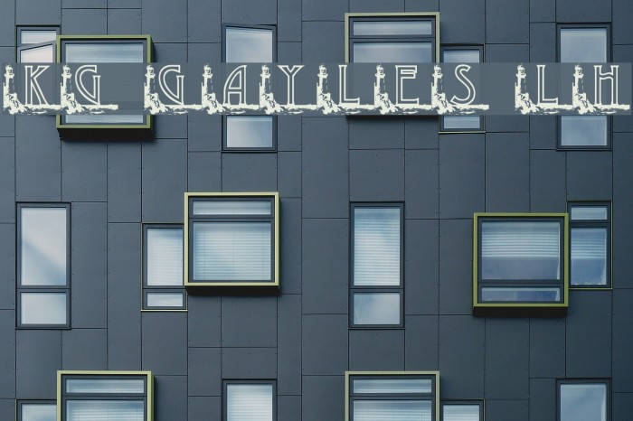 KG GAYLES LH Font examples