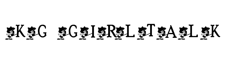 KG GIRLTALK  font caratteri gratis