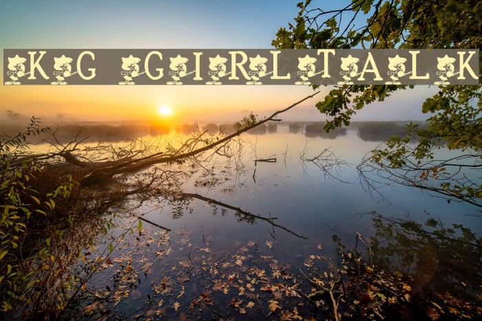 KG GIRLTALK Font examples