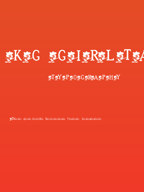 KG GIRLTALK Poster