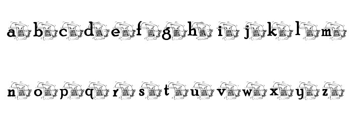 KG GIRLTALK Font LOWERCASE