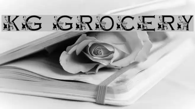 KG GROCERY Font examples