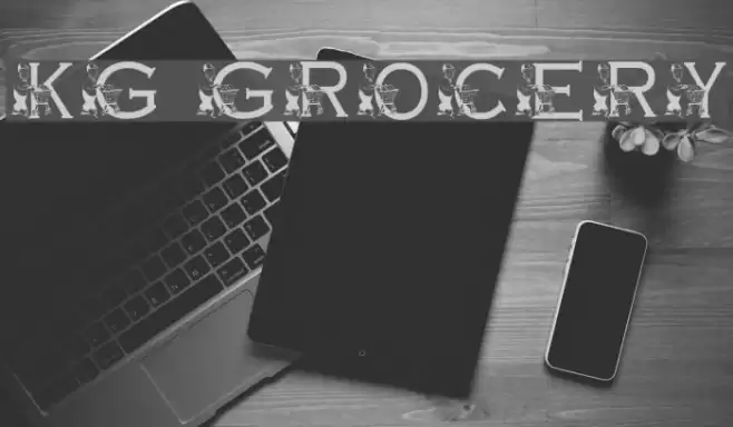 KG GROCERY Font examples