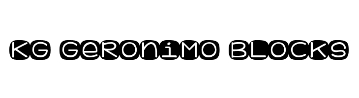 KG Geronimo Blocks  baixar fontes gratis