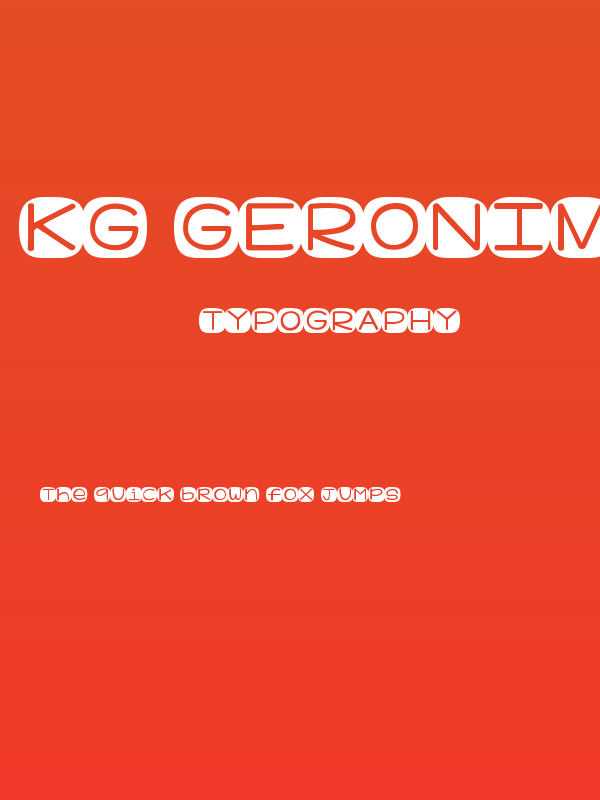 KG Geronimo Blocks Poster