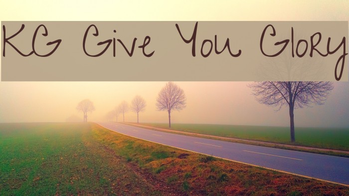 KG Give You Glory Example 1
