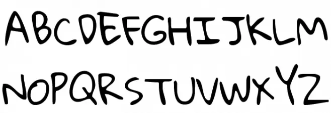 KG Gloria Hallelujah Шрифта ВЕРХНИЙ