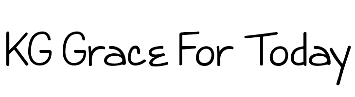 KG Grace For Today Font