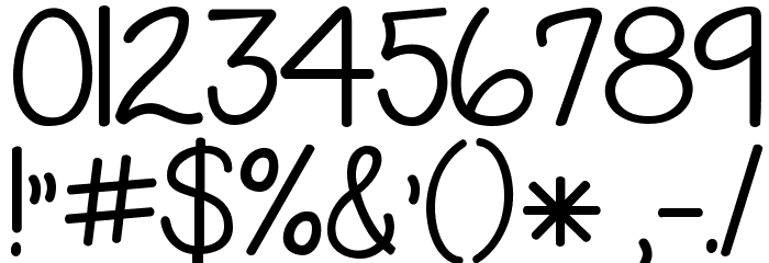 KG Grace For Today Font OTHER CHARS