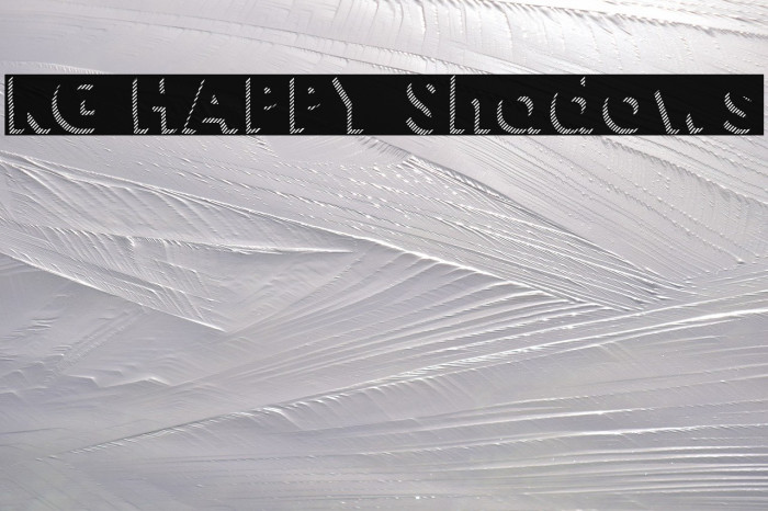 KG HAPPY Shadows Font examples
