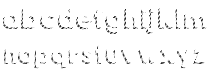 KG HAPPY Shadows Font LOWERCASE