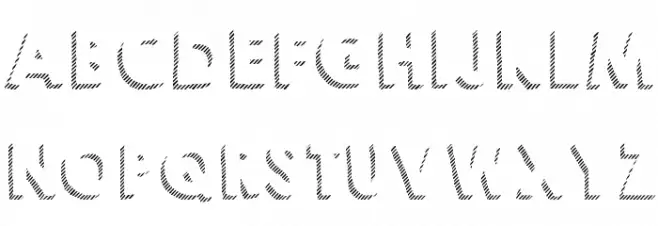 KG HAPPY Shadows Schriftart Groß