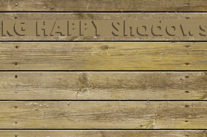 KG HAPPY Shadows Font examples