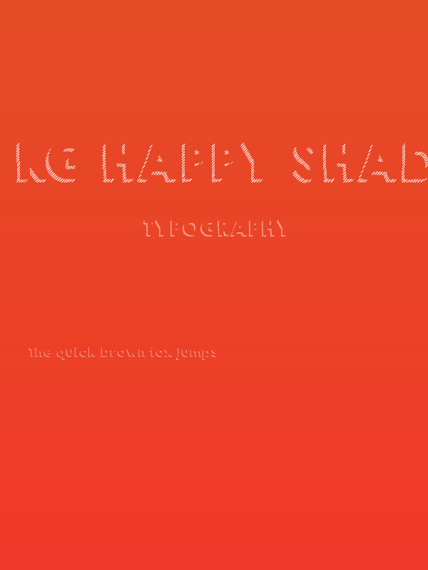 KG HAPPY Shadows Poster