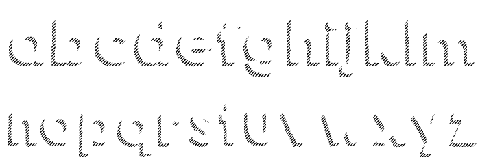 KG HAPPY Shadows Font LOWERCASE