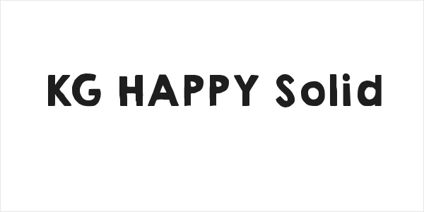 KG HAPPY Solid Logo
