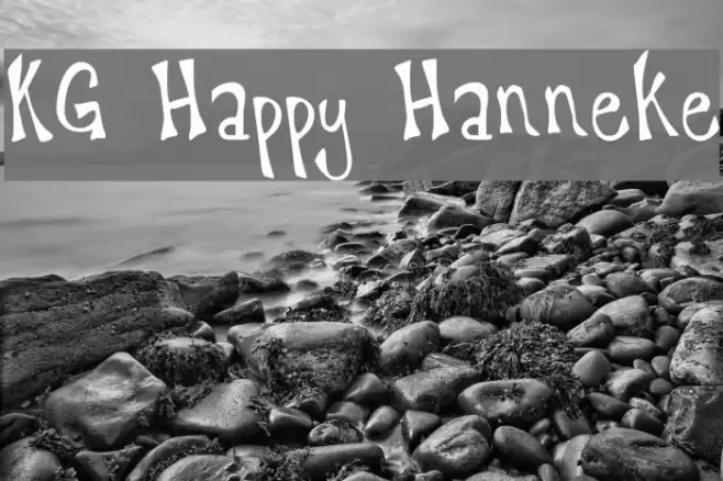KG Happy Hanneke Font examples
