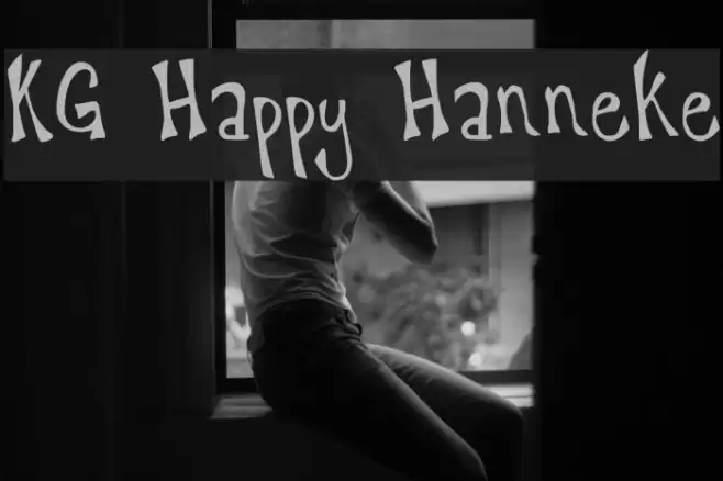 KG Happy Hanneke Font examples