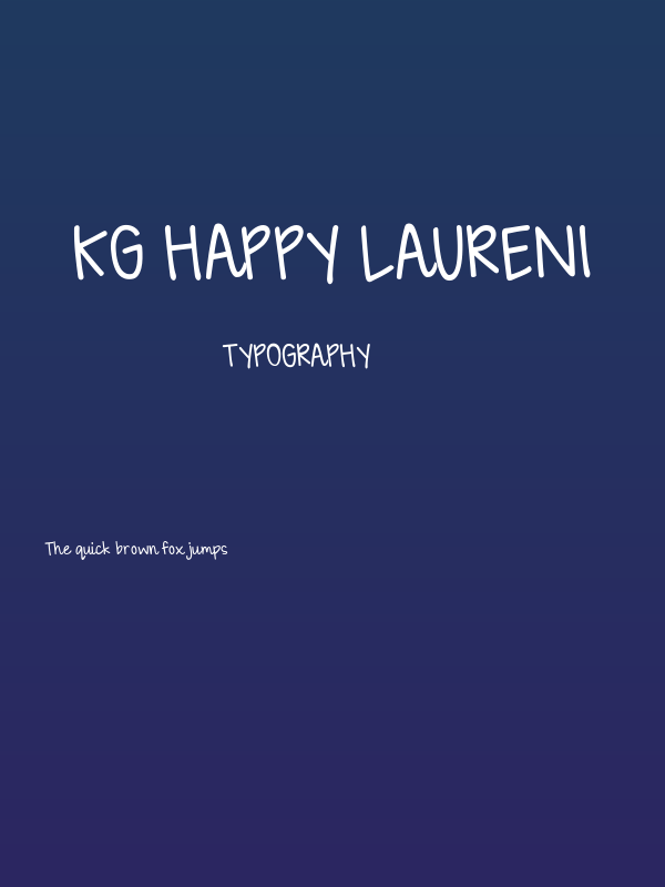 KG Happy Lauren1 Poster
