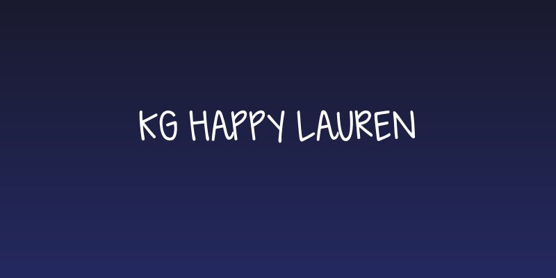 KG Happy Lauren Social Header